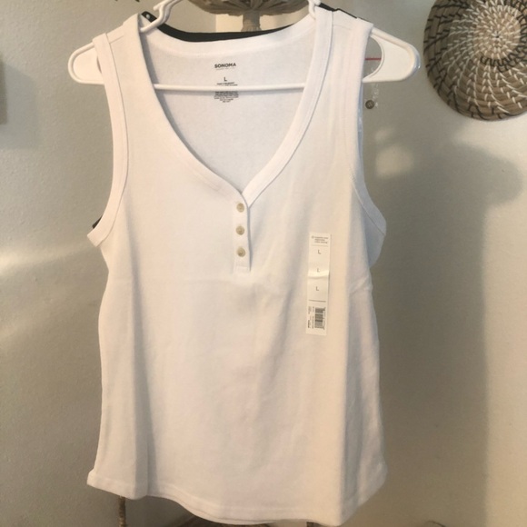Sonoma Goods for Life Women’s Henley Tank Tops! - Picture 3 of 4
